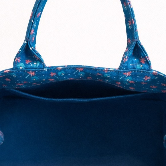 Prada • Canapa 2 Way Canvas Tote Bag in Blue St. Palm, a Limited Edition Print - Picture 11 of 15